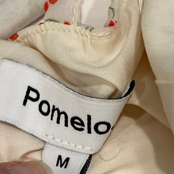 Print Midi Dress Smocked Sundress Sle - Picture 4 of 9